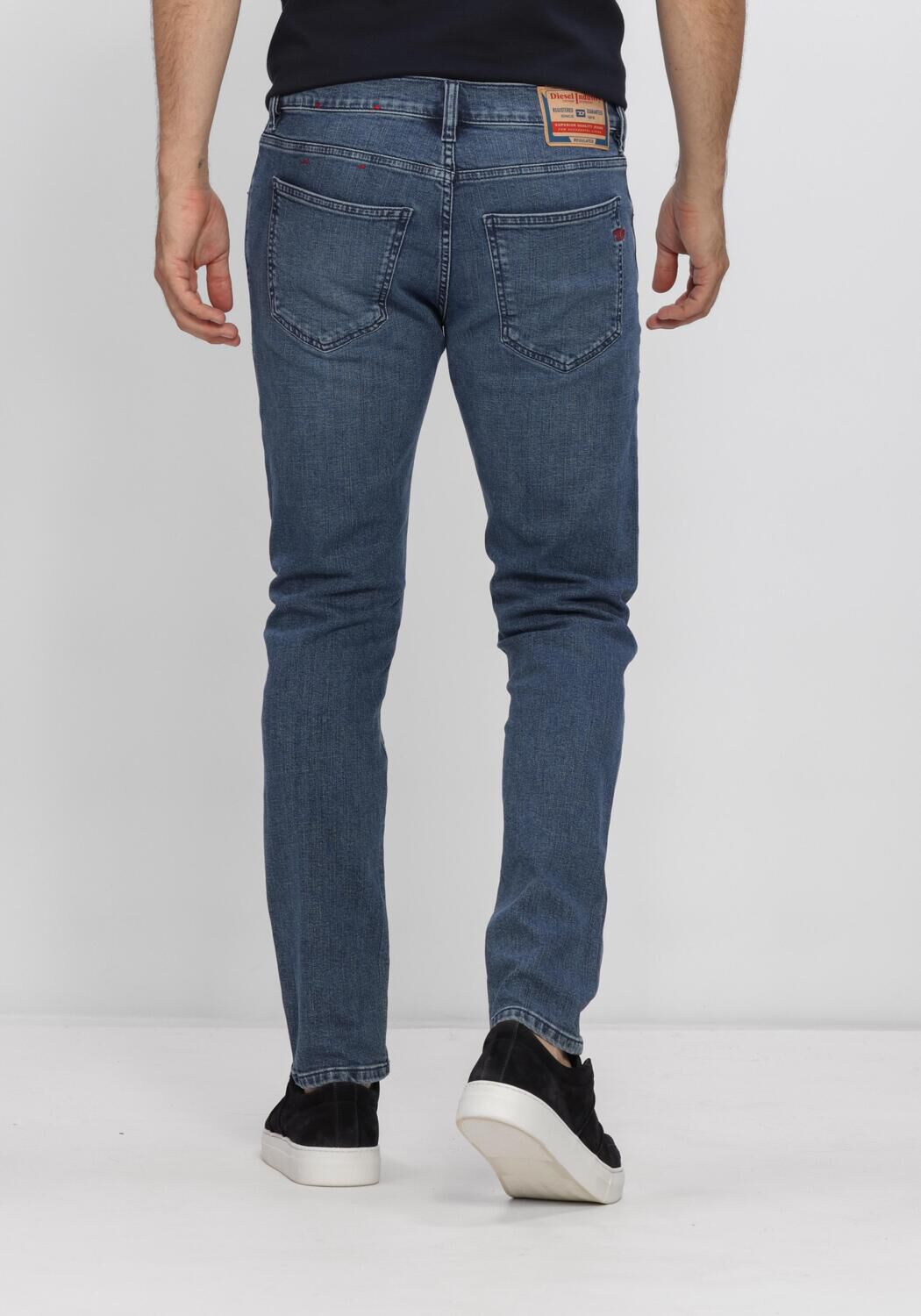 Blauwe DIESEL Slim fit jeans 2019 D-STRUKT - large