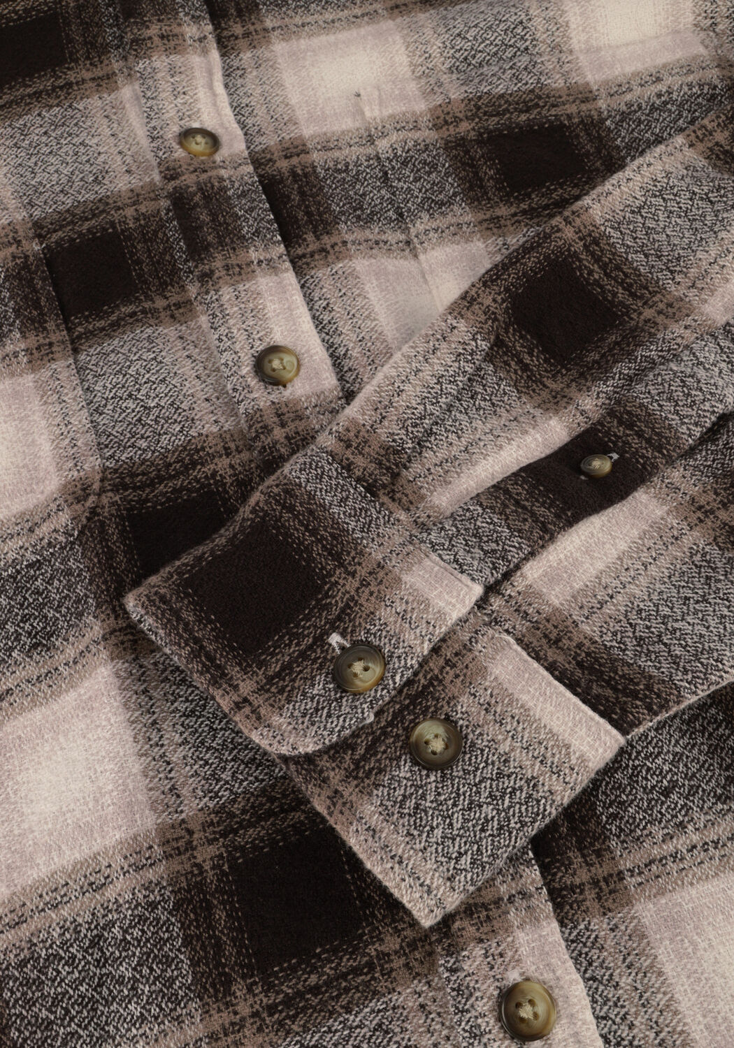 Bruine SELECTED MEN Overhemden SLHREGOWEN-GRINDLE CHECK SHIRT LS - large