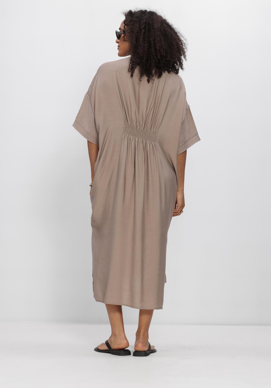 Zand CO'COUTURE Midi jurk HERACC TUNIC V-DRESS - large