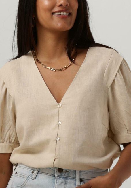 Zand OBJECT Blouses OBJAMMIE SY 2/4 TOP - large