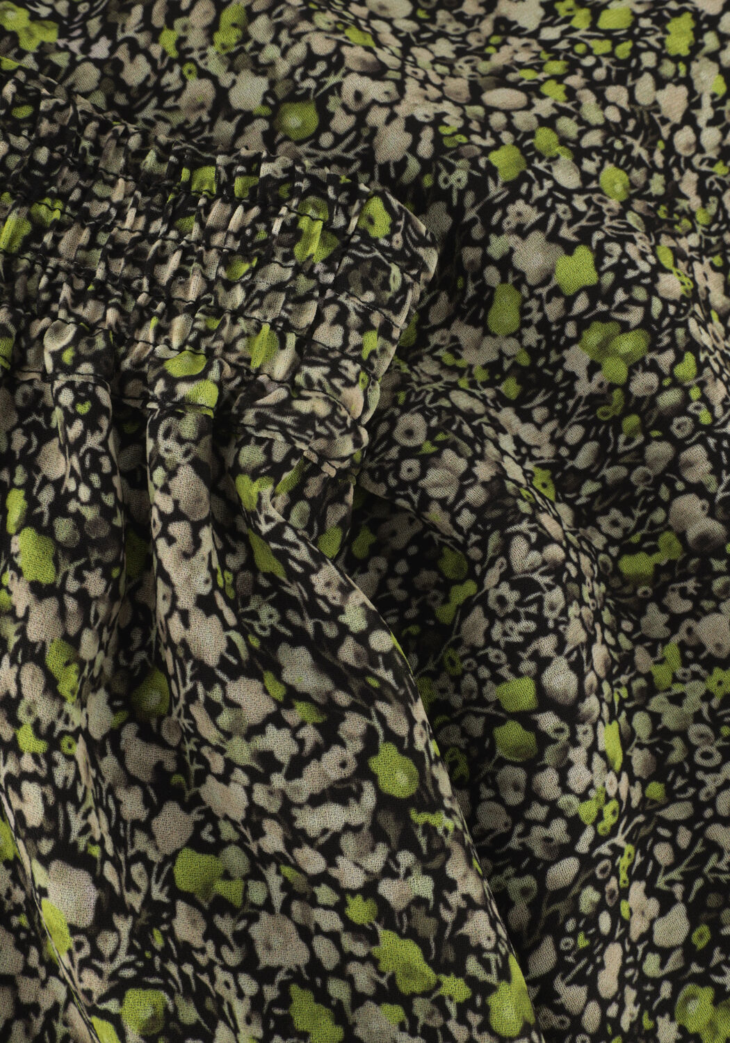 Groene CATWALK JUNKIE Minirok SK MOSS FLOWERS - large