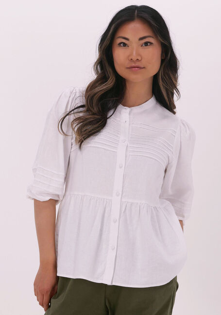 Witte LEVETE ROOM Blouses NAJA 10 SHIRT - large