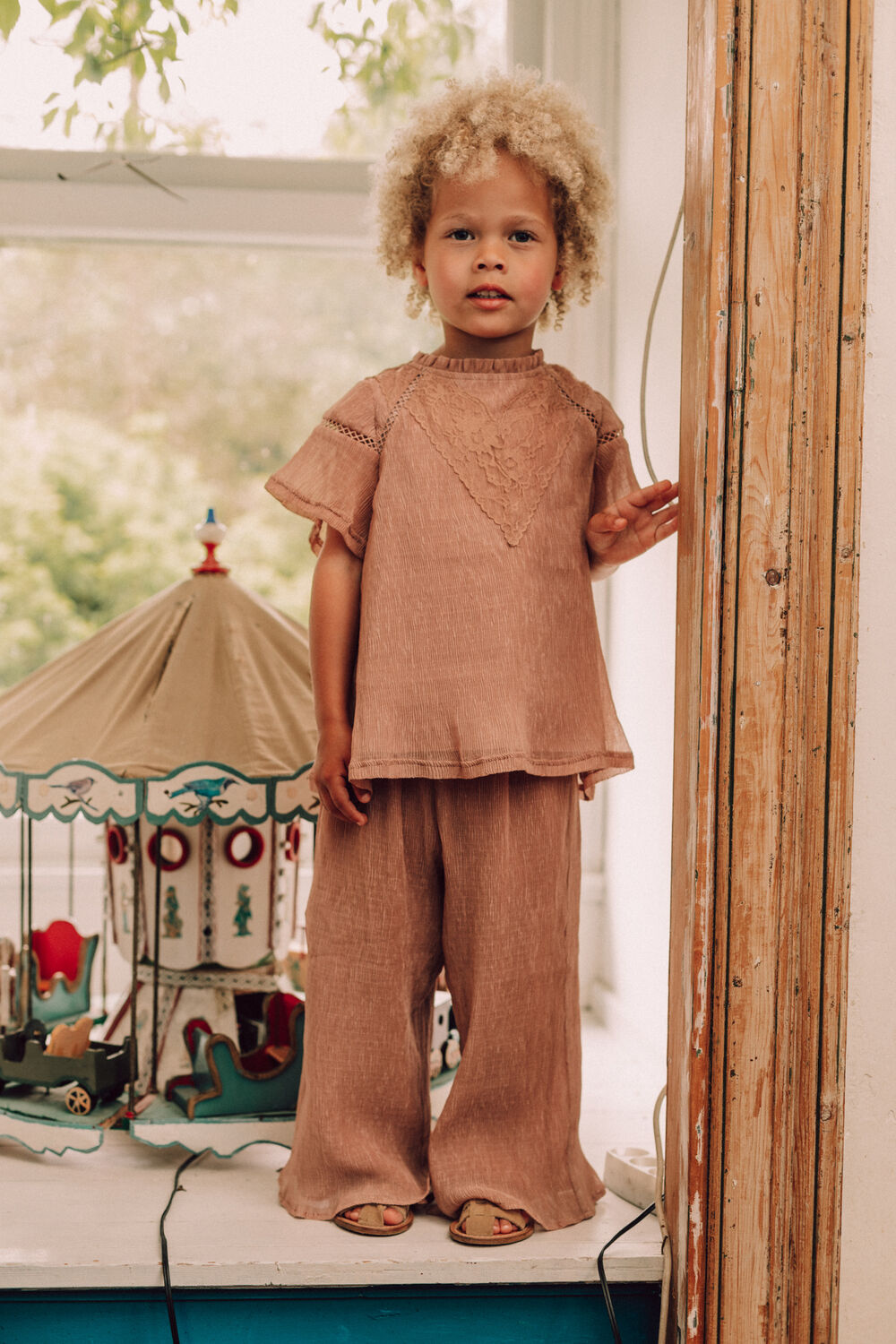 Roze BAJE STUDIO Top LOU - large