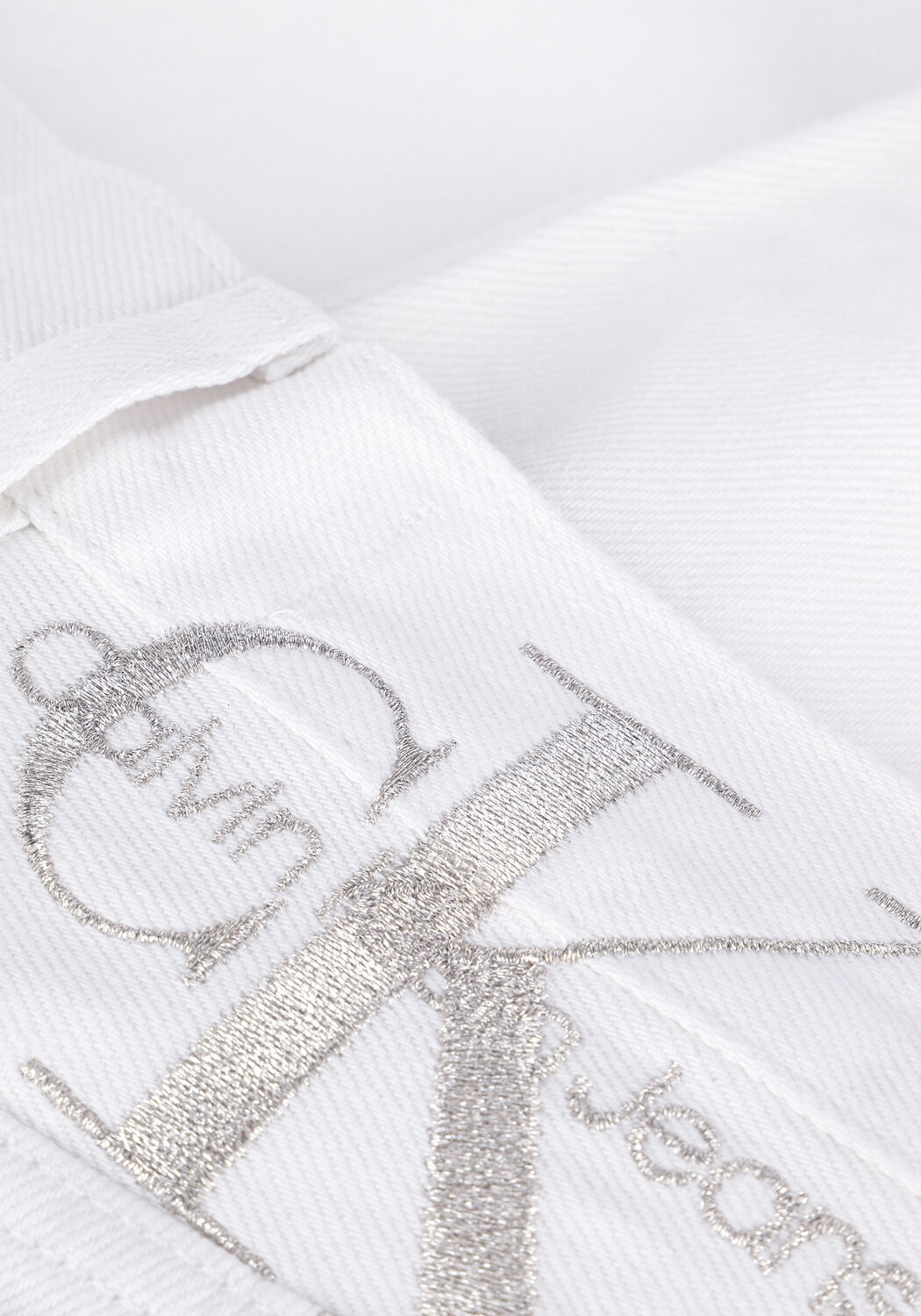 Witte CALVIN KLEIN Mom jeans MOM JEAN - large