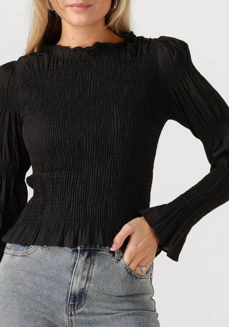 Zwarte Y.A.S. Top YASCHEMMA LS SMOCK TOP - large