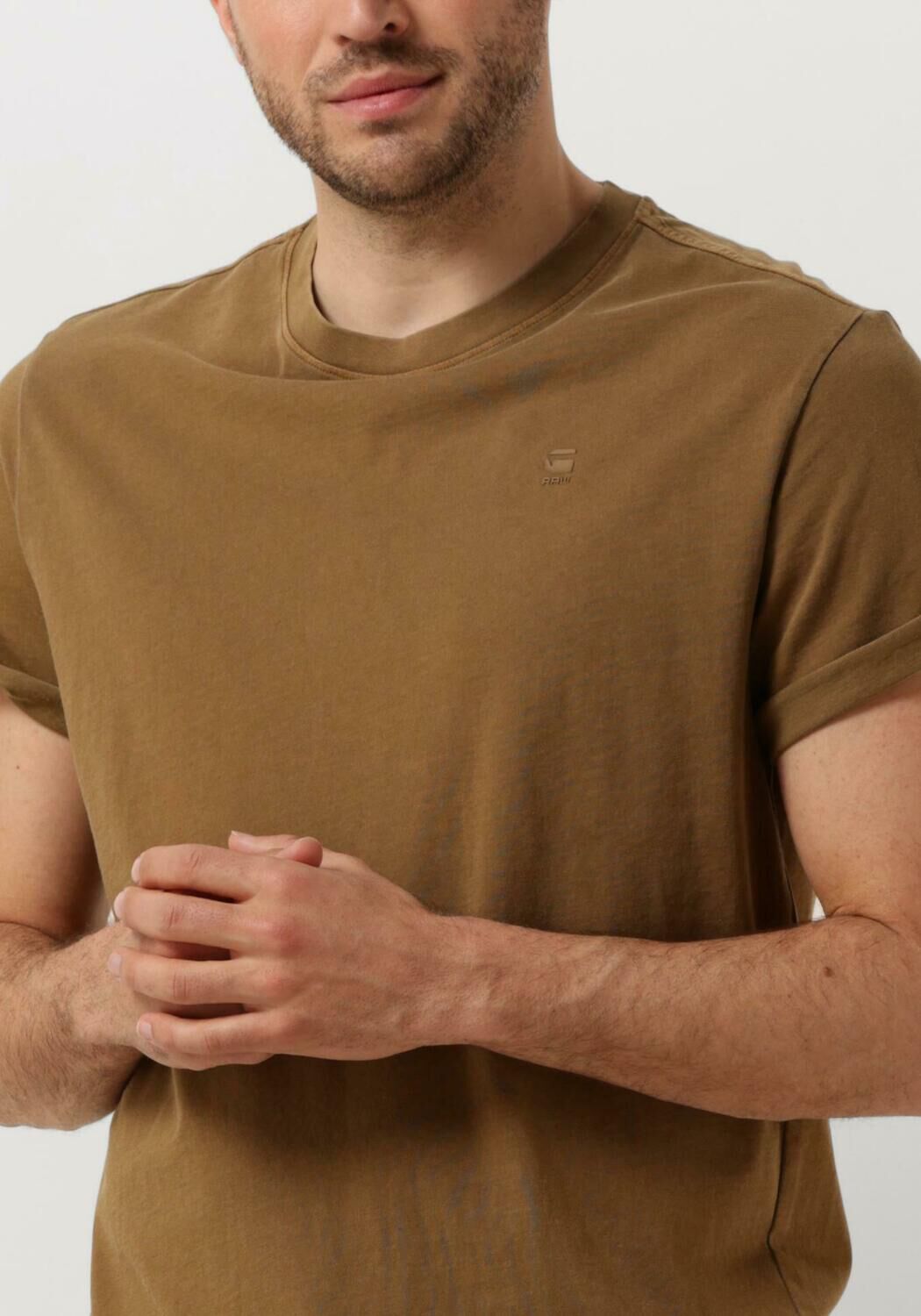 G-STAR RAW Heren Polo's & T-shirts Lash R T S s Camel