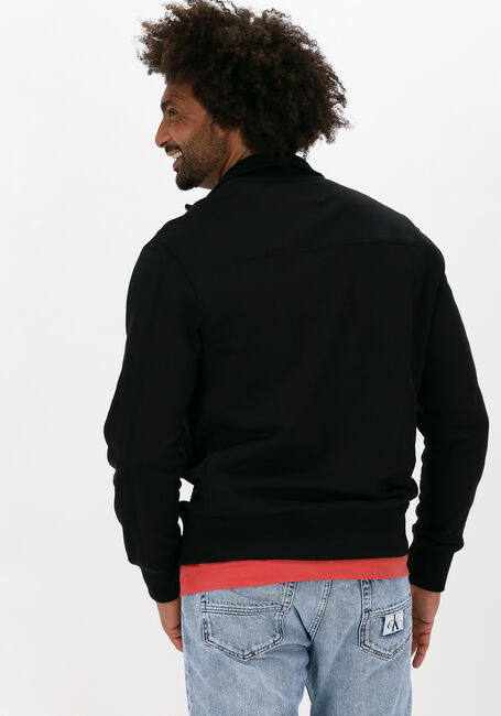 Zwarte CALVIN KLEIN Sweater MONOGRAM LOGO QUARTER ZIP HWK - large