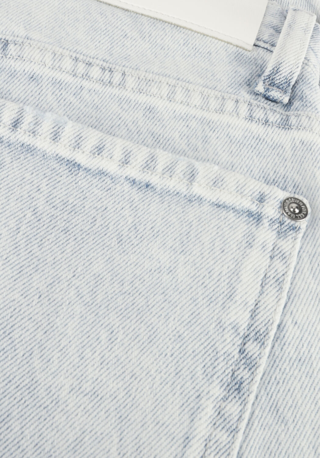 Blauwe 7 FOR ALL MANKIND Straight leg jeans LOGAN STOVEPIPE ICE POP - large