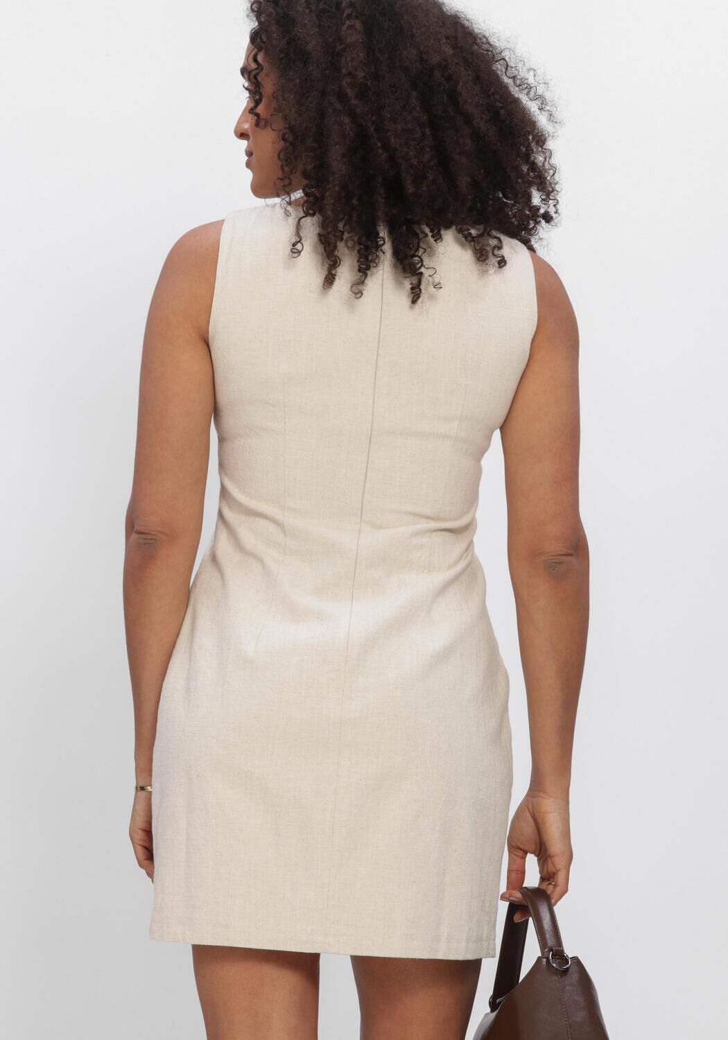 Zand NEO NOIR Jurken BRUNA RAMIE DRESS - large