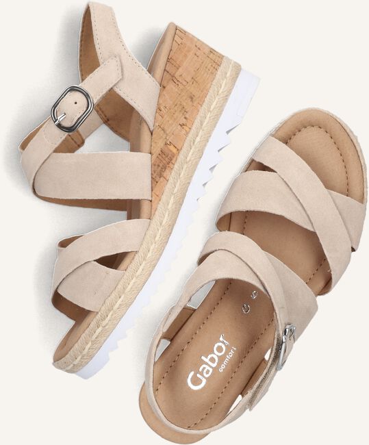 Beige GABOR Sandalen met hak 832 Beige GABOR Sandalen met hak 832 - large