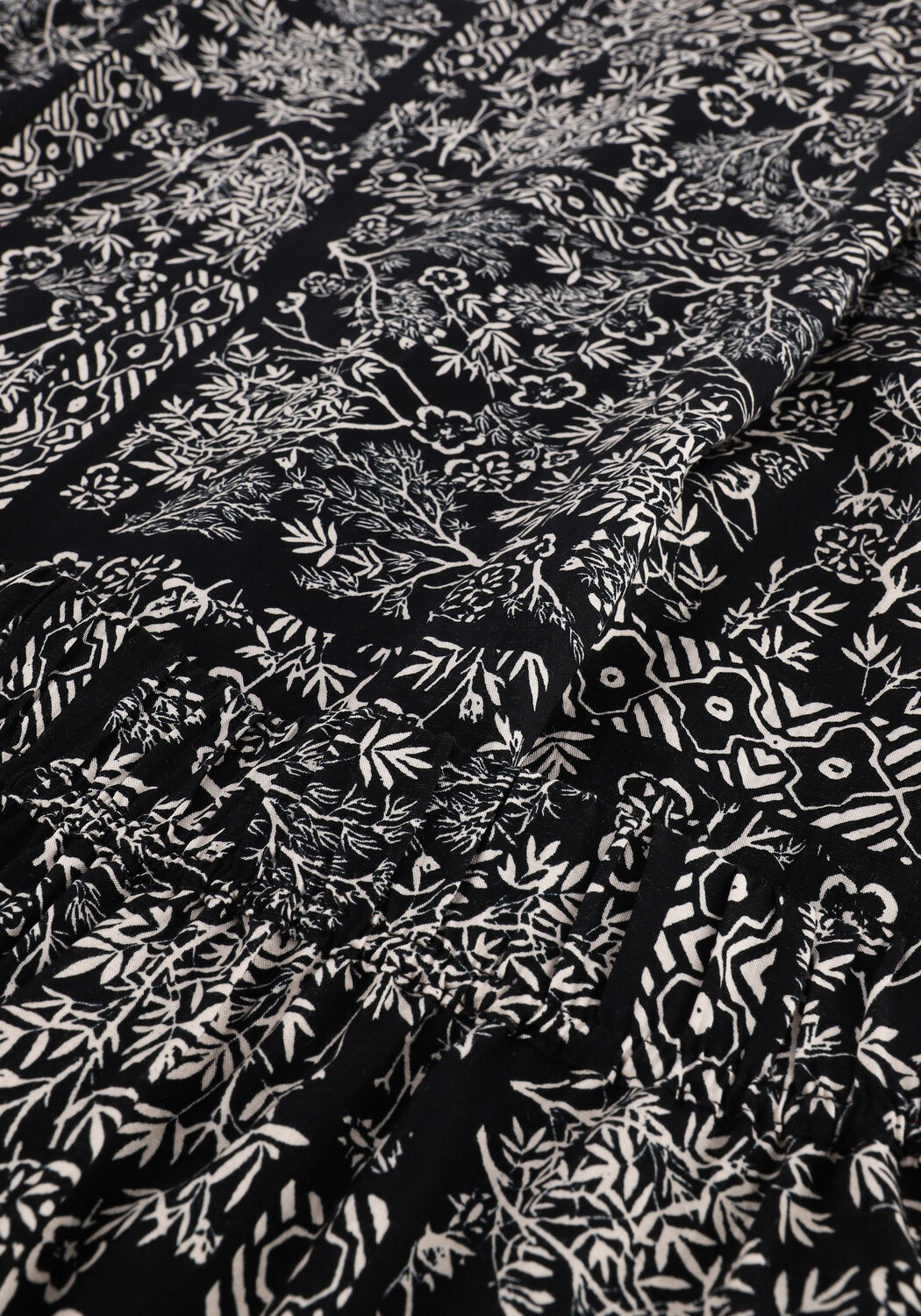 Zwarte JUST FEMALE Wijde broek STRONG PANTS - large