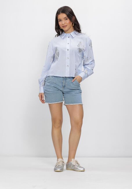 Blauwe NUKUS Blouses ADORA BLOUSE STRIPE - large