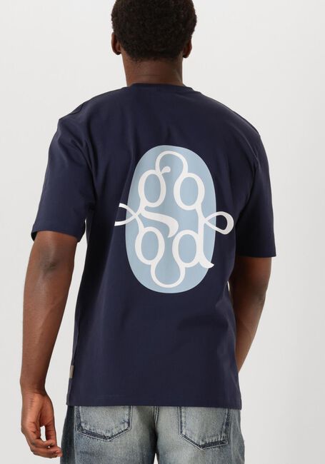 Donkerblauwe THE GOODPEOPLE T-shirt TYLER - large