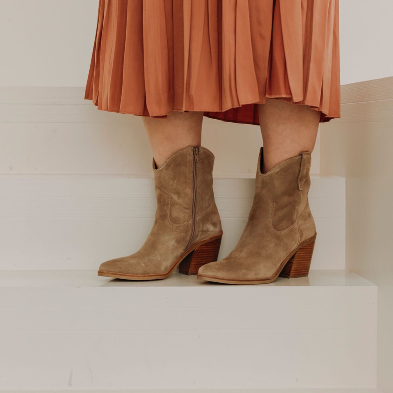 Taupe VIA VAI Enkellaarsjes BLAKE CAPITAL - large