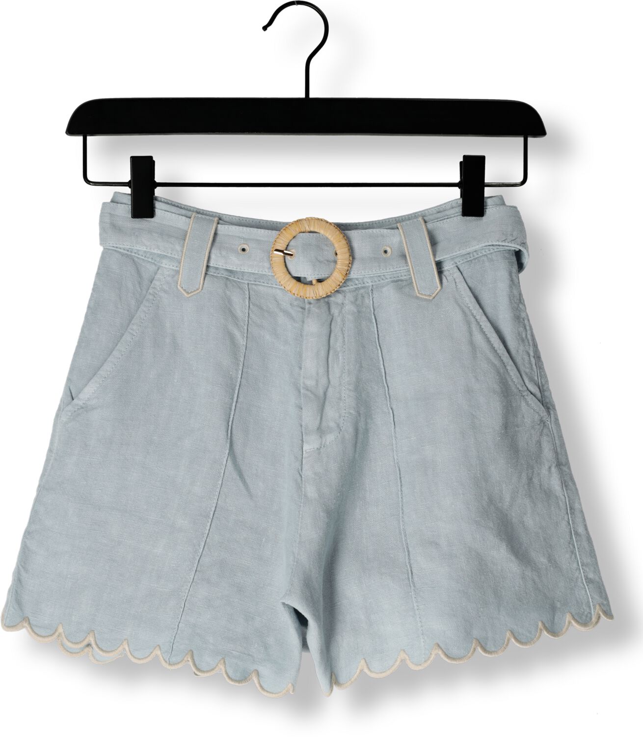 MR MOOD Dames Broeken Mrs Clara Short Lichtblauw