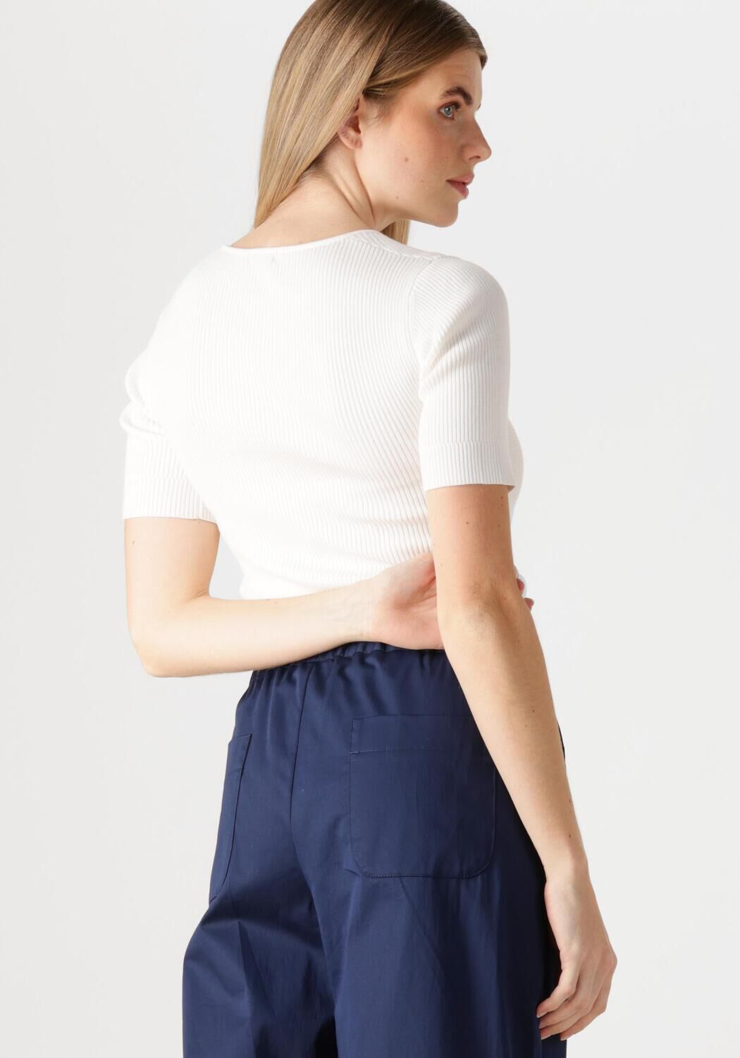 CAROLINE BISS Dames Tops & T-shirts 1260 Gebroken Wit