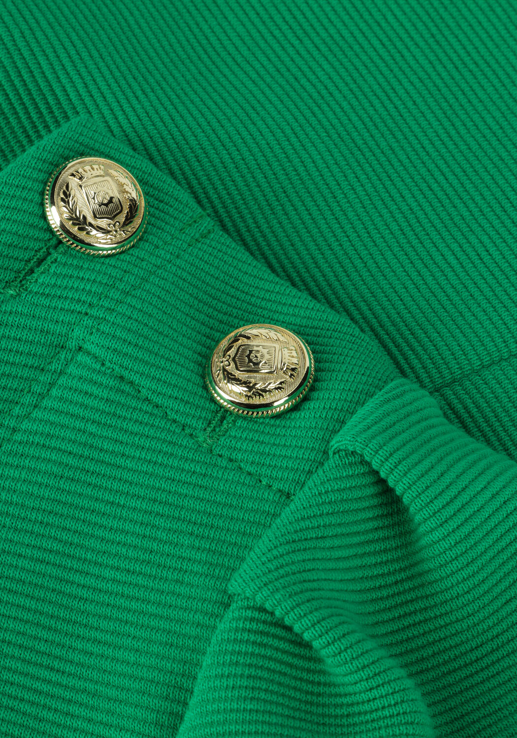 Groene VANILIA Tops & T-shirts RIBBED CHIC SLEEVE - large