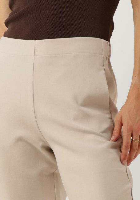 Beige PENN & INK Legging TROUSERS LEATHERLOOK - large