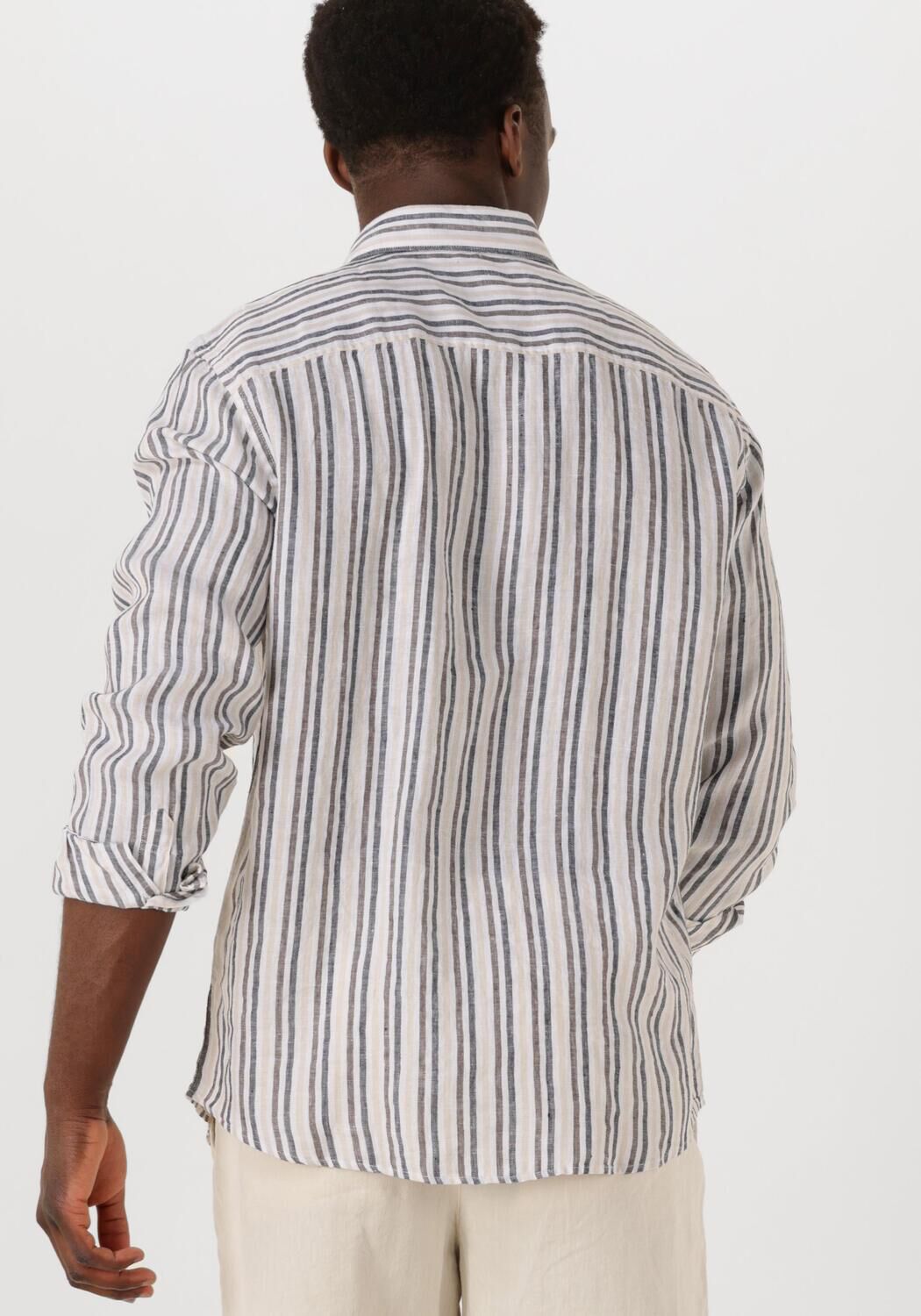 SELECTED HOMME Heren Overhemden Slhregkylian Mix Ls Shirt Blauw
