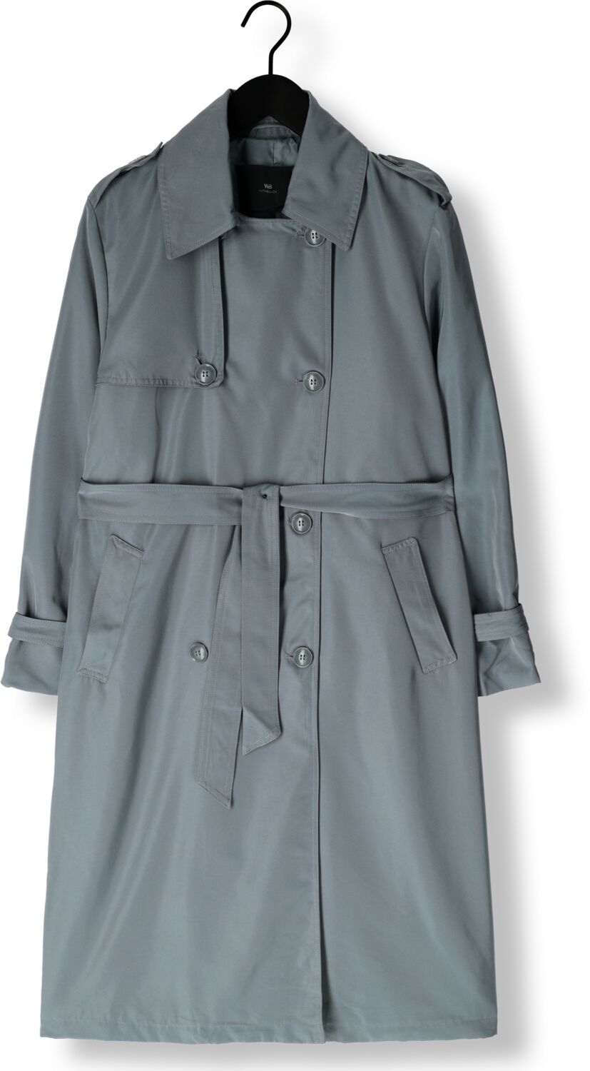 WITHBLACK Dames Jassen Wblnoise Trench Coat Blauw
