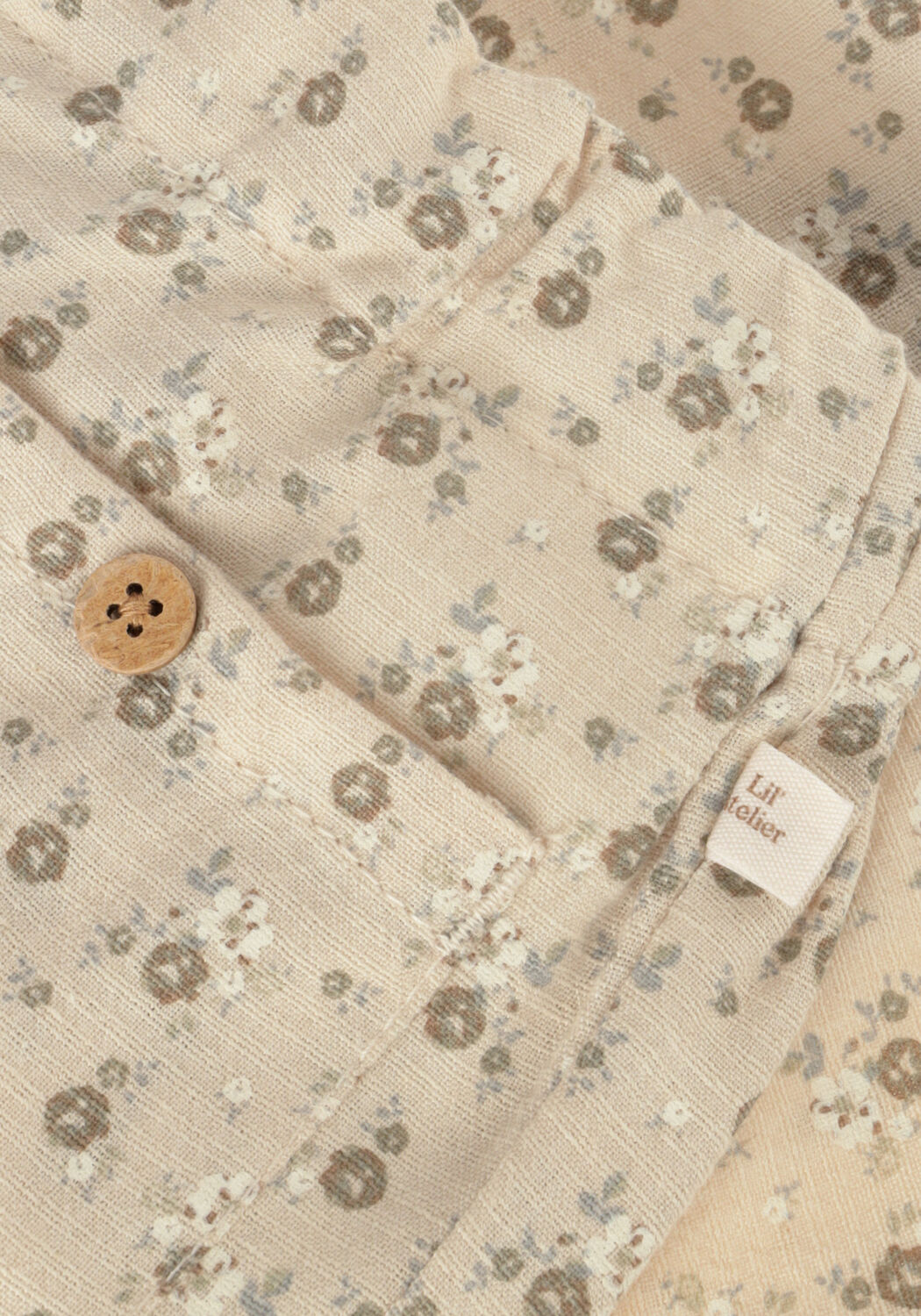 Beige LIL' ATELIER Broeken NBFLACY LOOSE PANT LIL - large