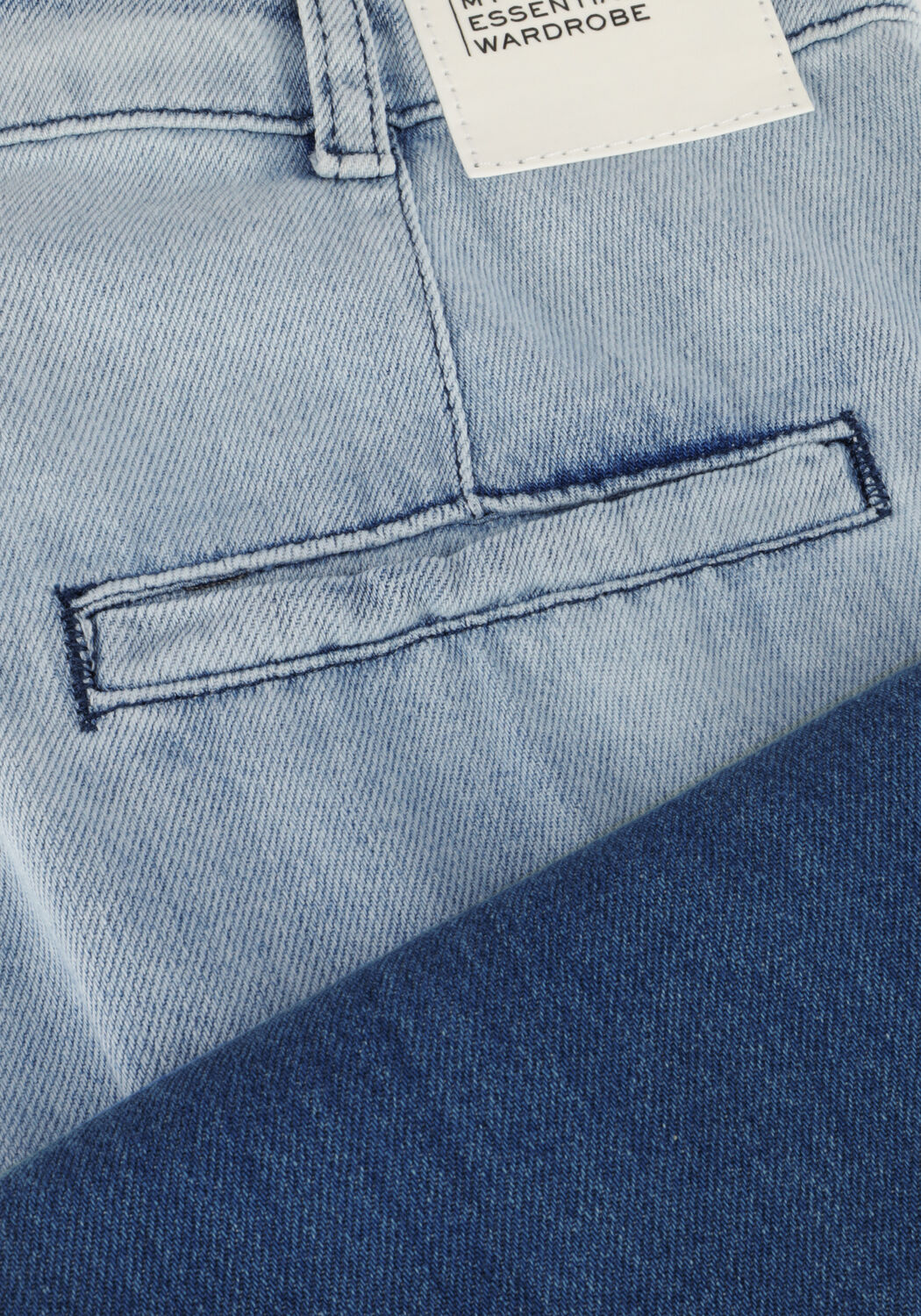 Lichtblauwe MY ESSENTIAL WARDROBE Straight leg jeans MALOMW 143 WIDE - large