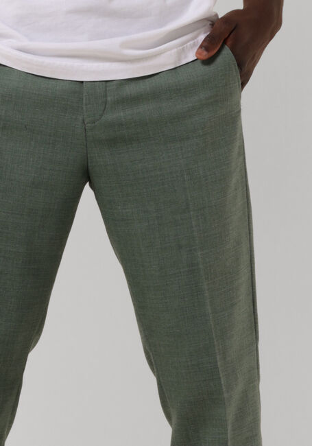 Groene SELECTED HOMME Pantalon SLHSLIM-OASIS LINEN TRS NOOS - large