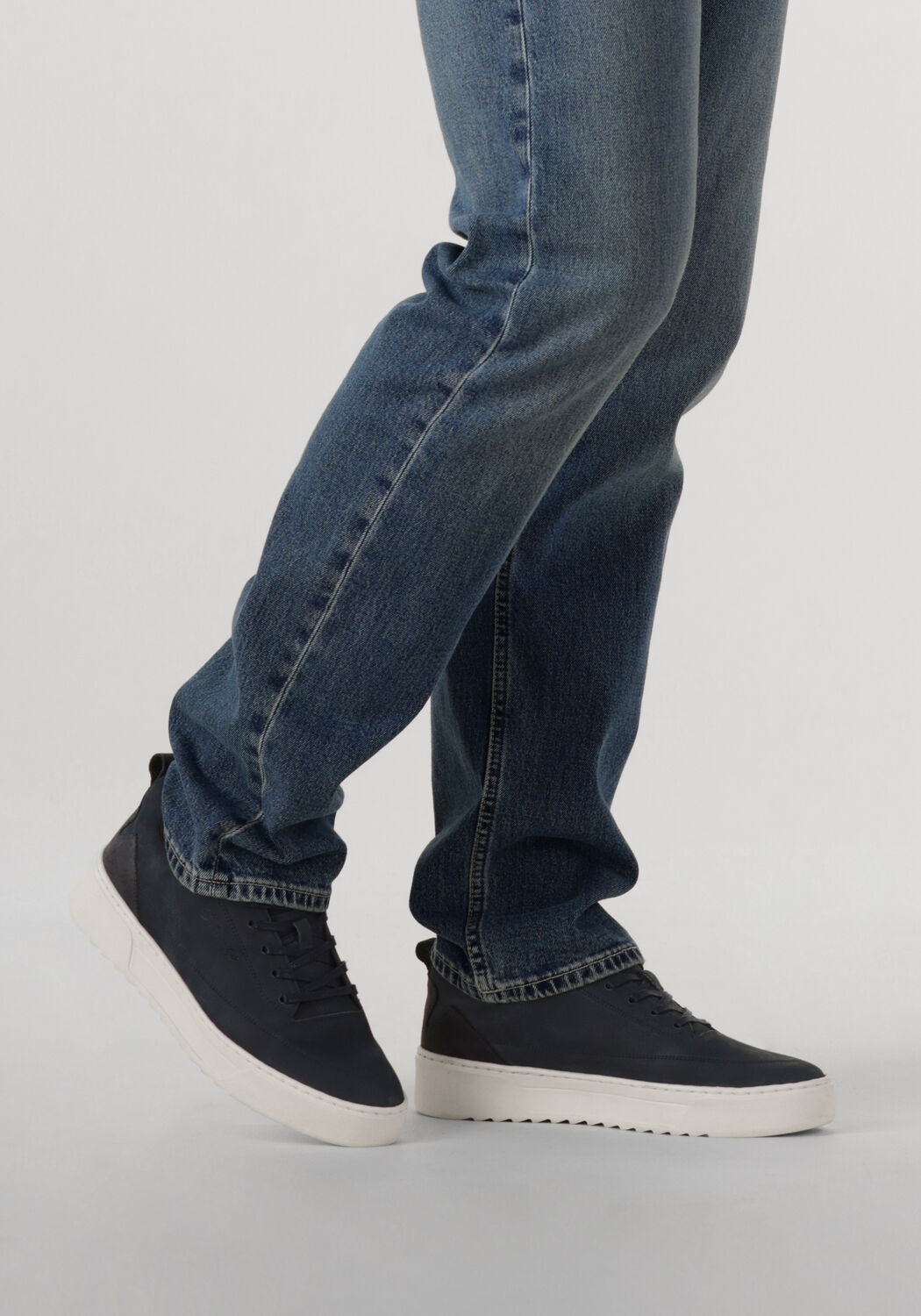 Donkerblauwe CYCLEUR DE LUXE Lage sneakers TS3 - large