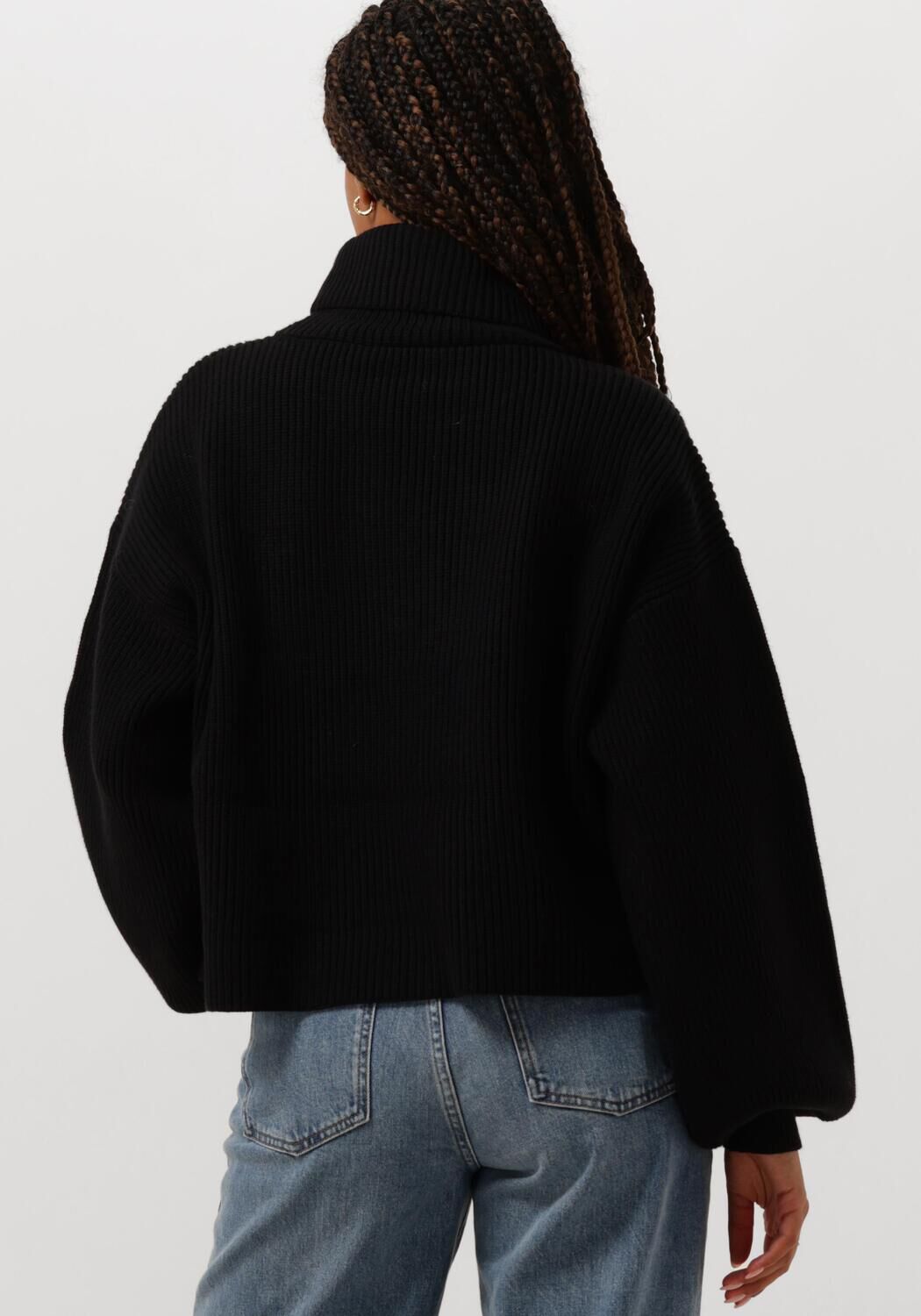 GESTUZ Dames Truien & Vesten Mebagz Short Pullover Zwart
