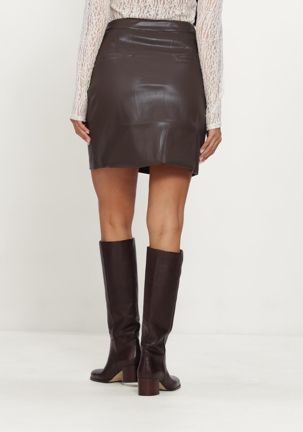 YDENCE Dames Rokken Skirt Alana Bruin