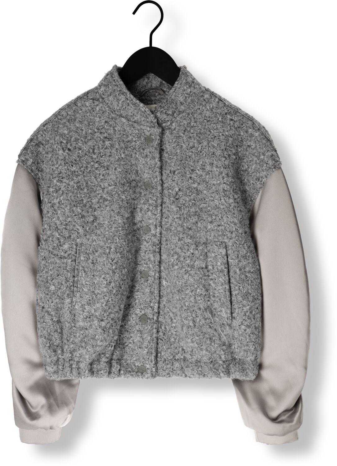 NUKUS Dames Jassen Baltimore Jacket Satin Grijs