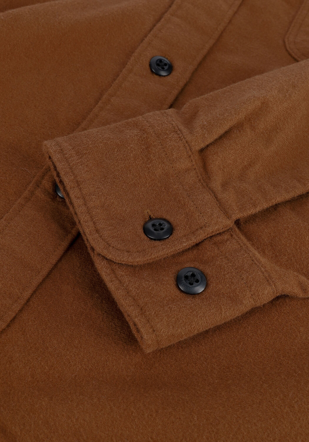 Camel SELECTED MEN Overshirt SLHREGTHOMAS SHIRT LS W - large