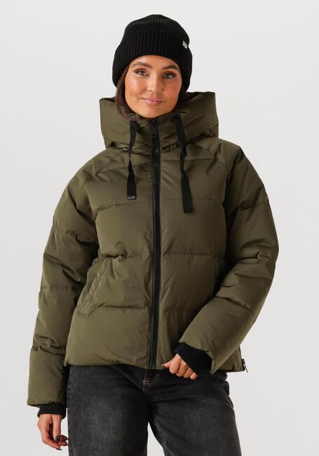 Groene MSCH COPENHAGEN Gewatteerde jas MSCHPAVINARIA SHORT JACKET - large