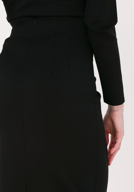 Zwarte VANILIA Midirok PUNTO FITTED SKIRT - large