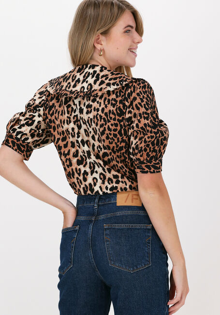 Bruine CATWALK JUNKIE Blouses BL WILD LEOPARD - large