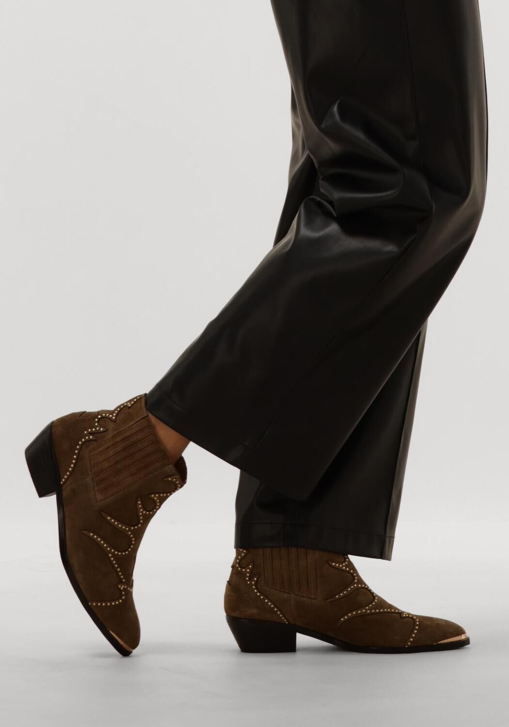 Taupe TORAL Cowboylaarzen SONIA PUNK - large