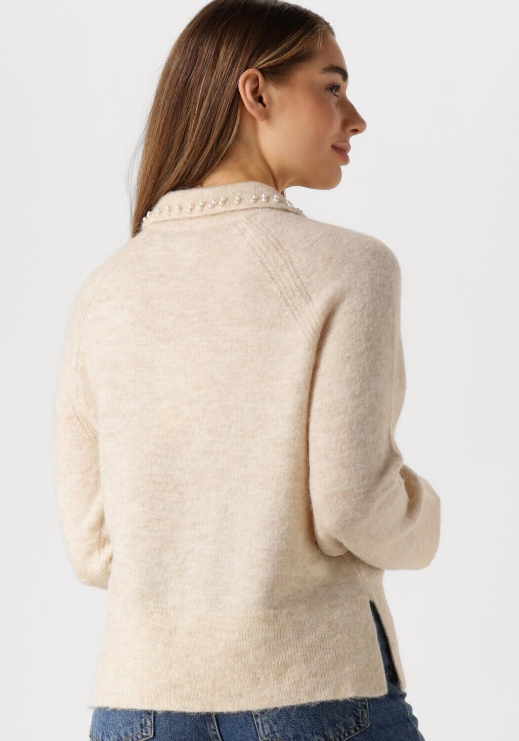 Y.A.S. Dames Truien & Vesten Yasneris Ls Knit Pullover Beige