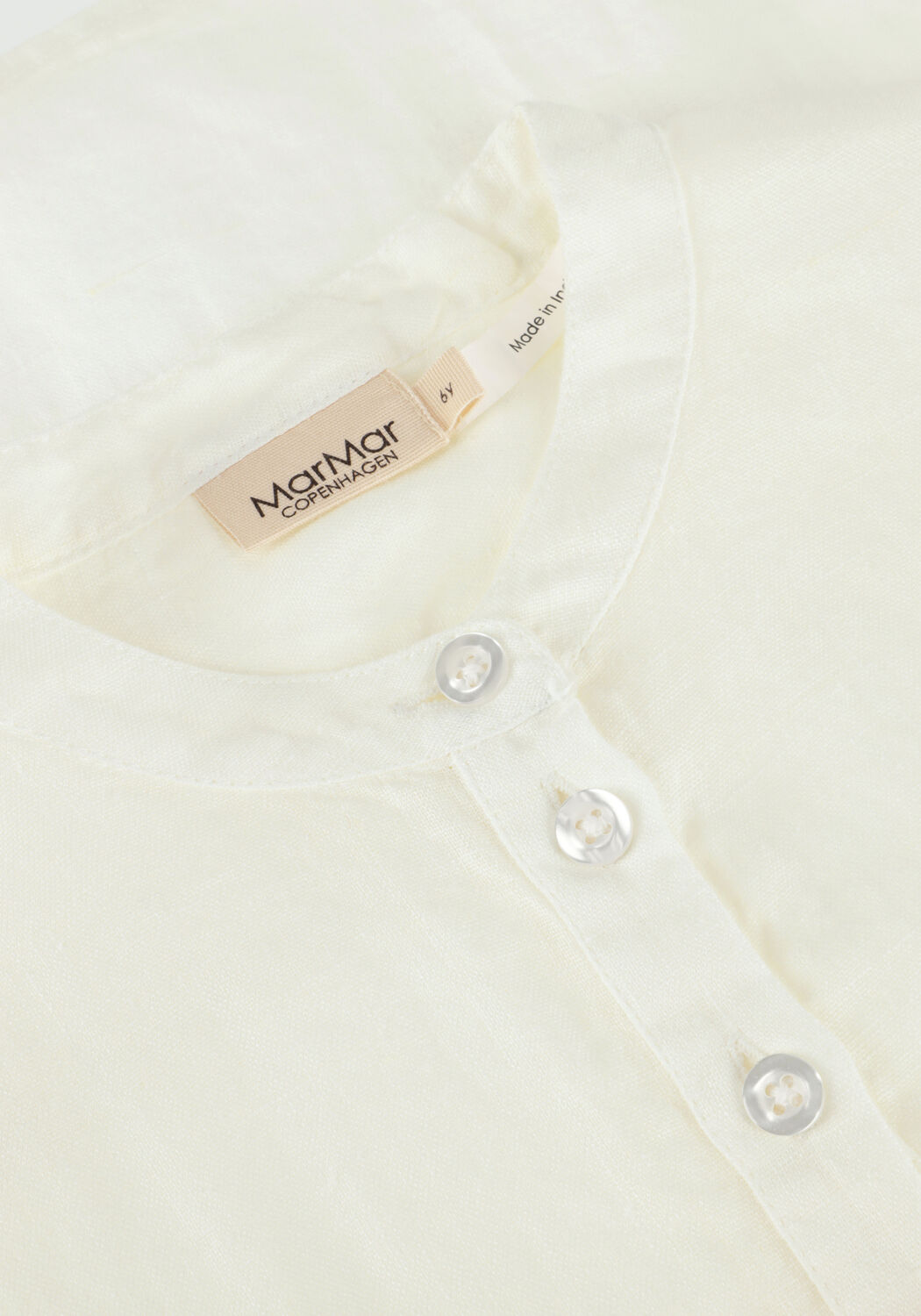 Witte MARMAR COPENHAGEN Casual overhemd TOKYO - large