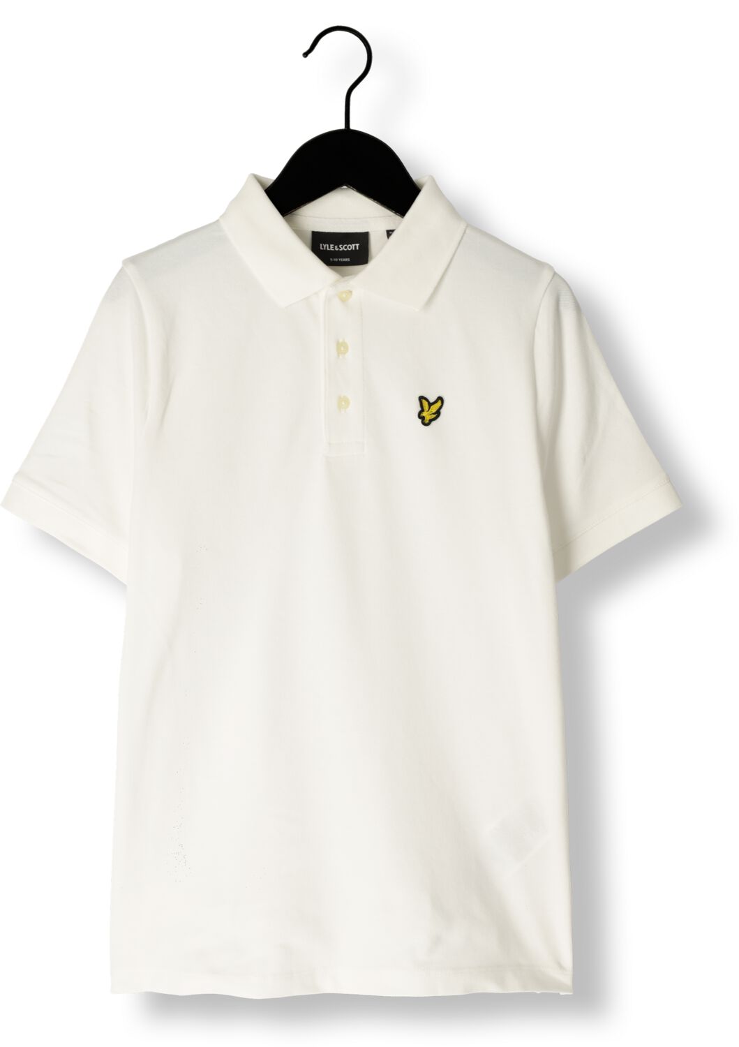 LYLE & SCOTT Jongens Polo's & T-shirts Plain Polo Shirt B Wit