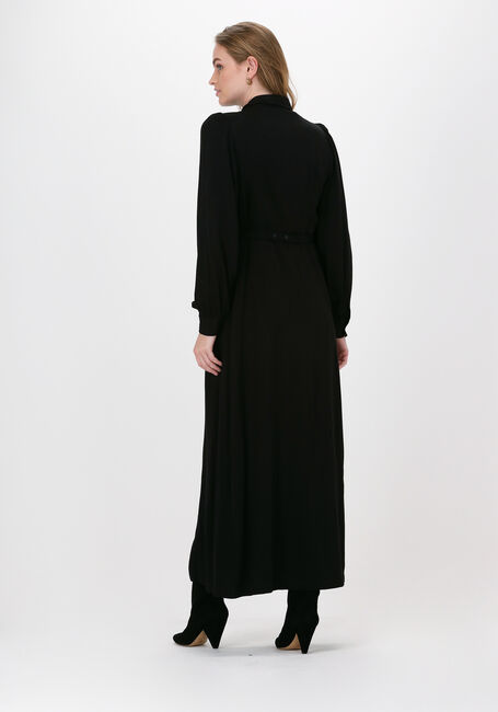 Zwarte SELECTED FEMME Maxi jurk SLFMINA LS MAXI SHIRT DRESS BL - large