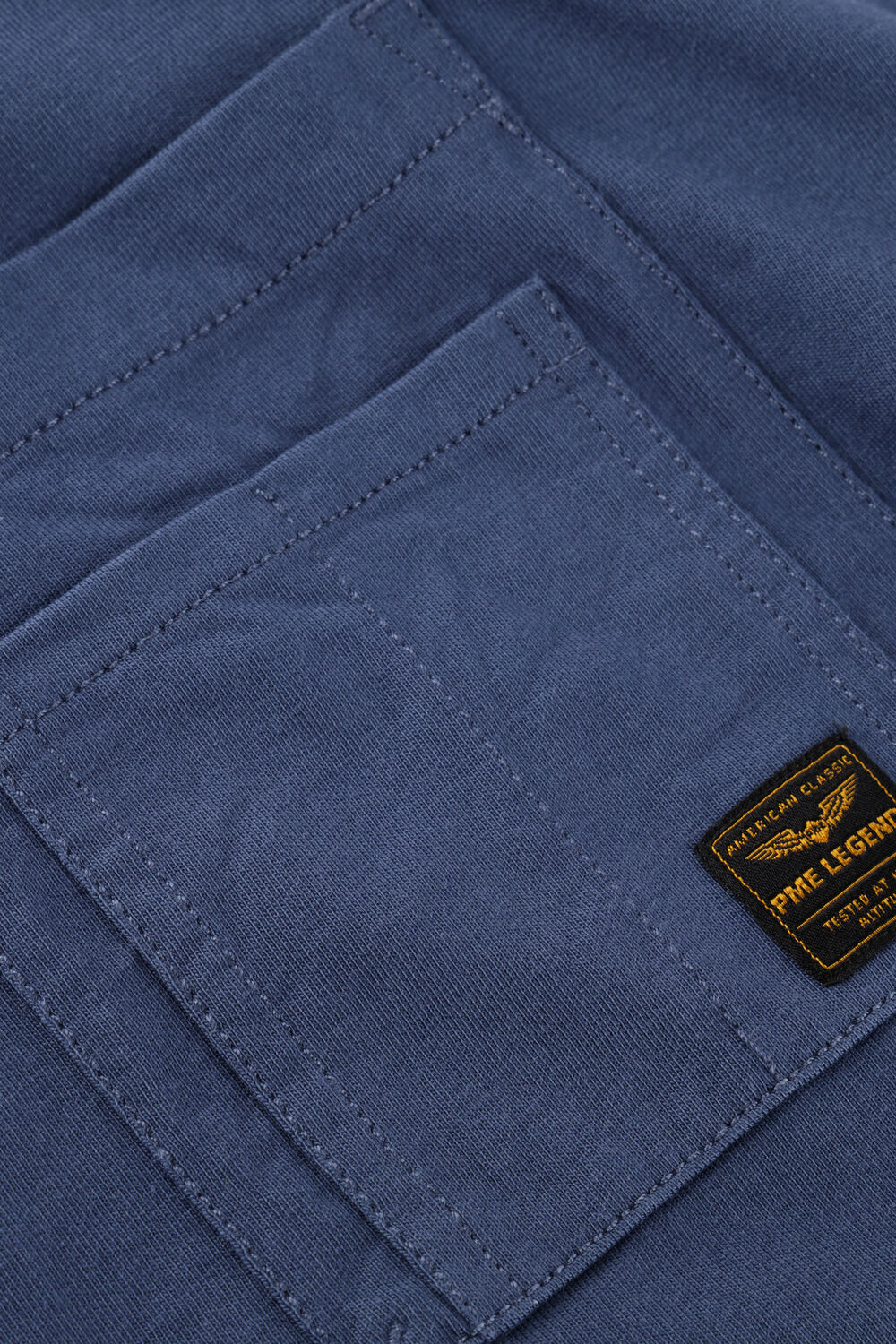 Blauwe PME LEGEND T-shirt PLAY HEAVY JERSEY POCKET - large