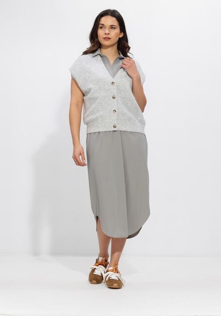 Lichtblauwe KNIT-TED Vest MARBLE - large