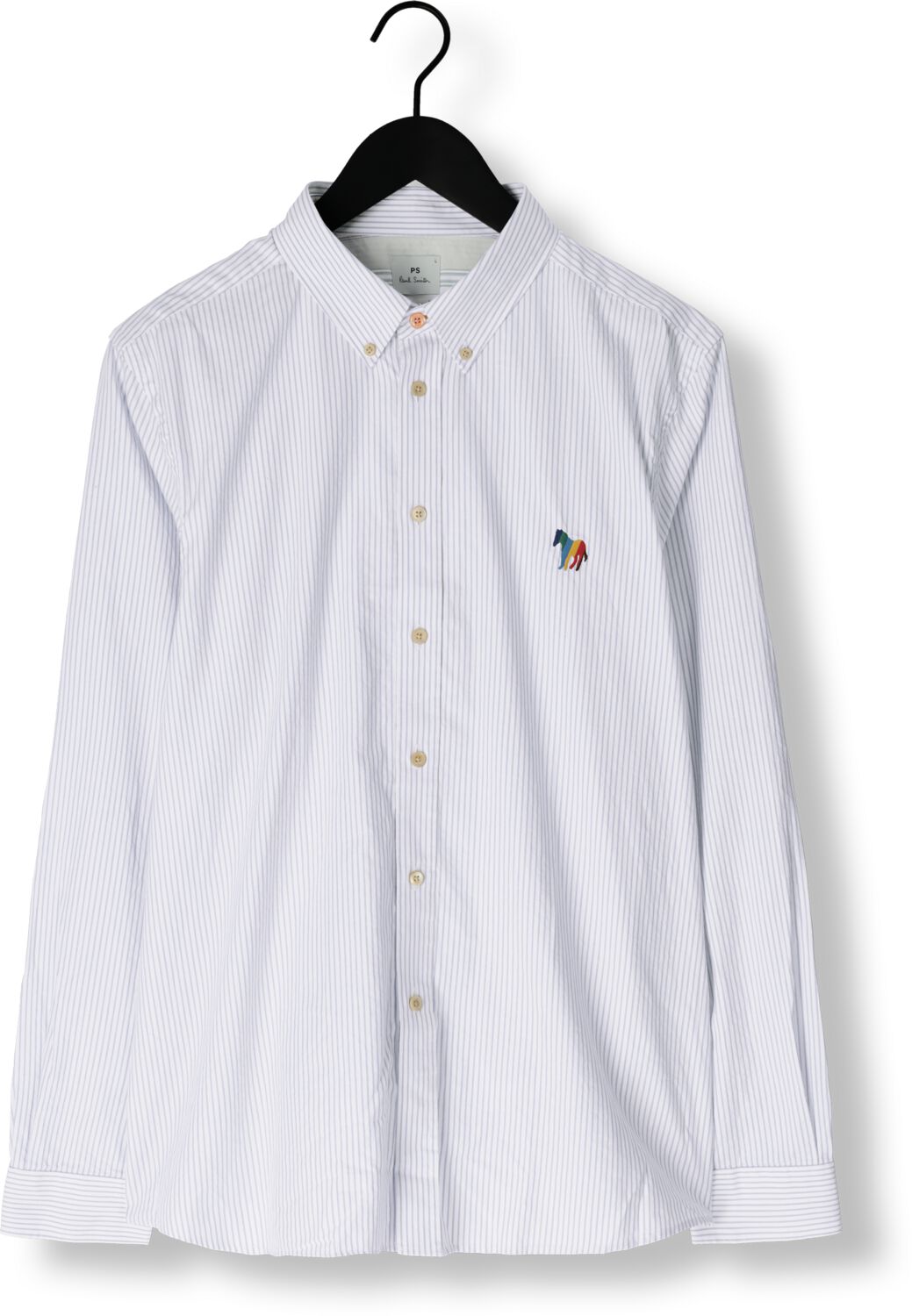 PS PAUL SMITH Heren Overhemden Mens Ls Regular Fit Shirt Blauw