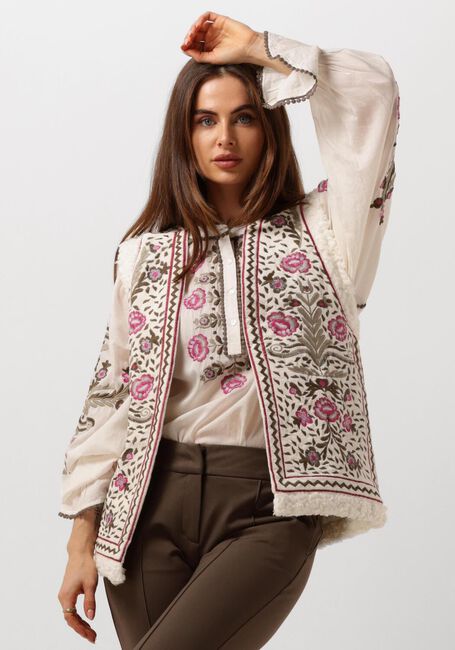 Multi SUMMUM Gilet GILET EMBROIDERED VELOURS - large
