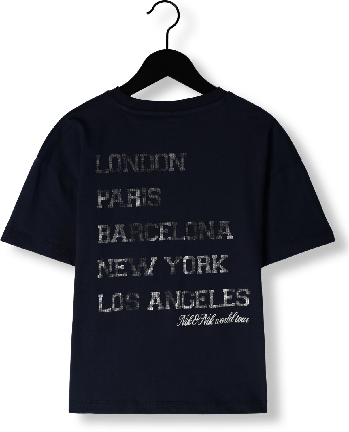 NIK & NIK Meisjes Tops & T-shirts Jetset T-shirt Donkerblauw