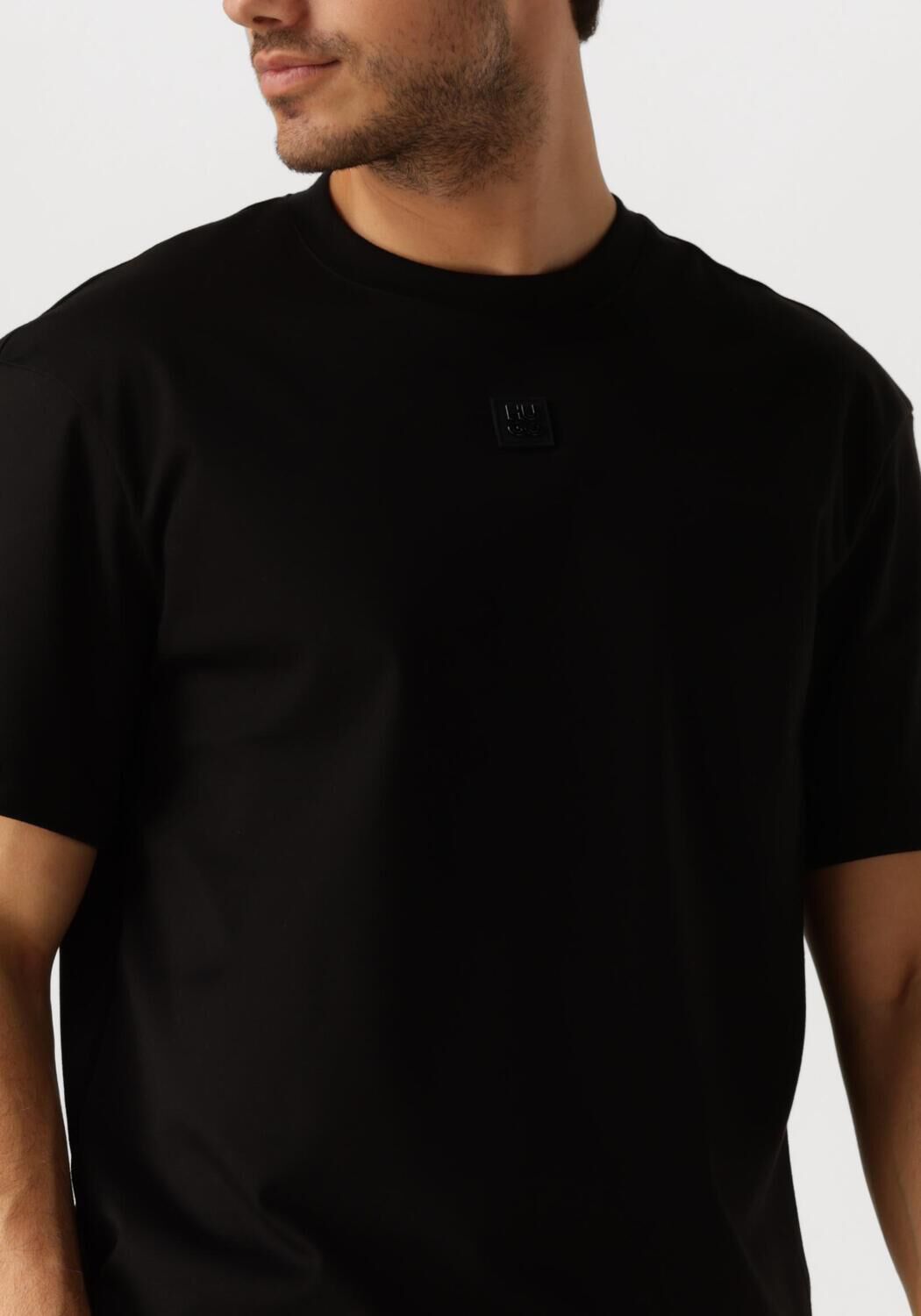 HUGO Heren Polo's & T-shirts Dalile Zwart
