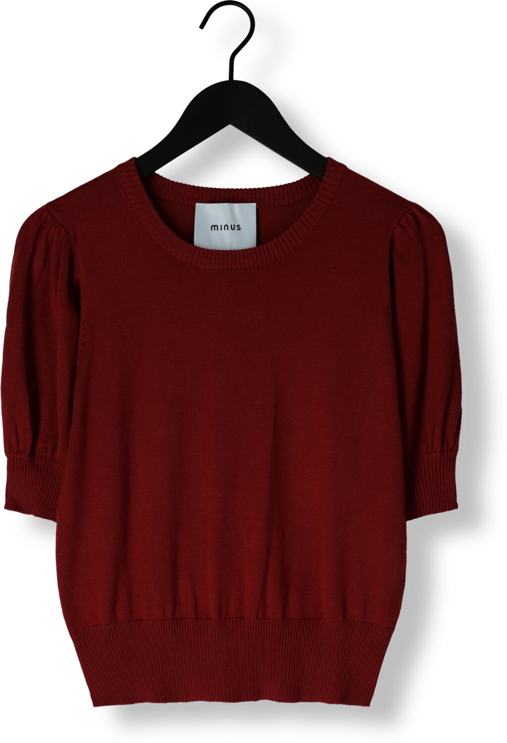 MINUS Dames Tops & T-shirts Liva Knit Tee Bruin