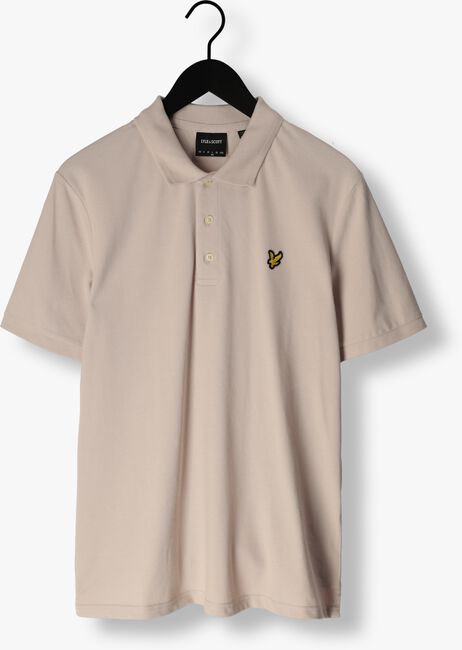 Beige LYLE & SCOTT Polo CREST TIPPED POLO SHIRT - large