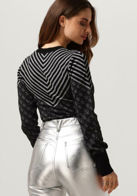Zwarte GUESS Longsleeves LS RN RENEE SWTR - large
