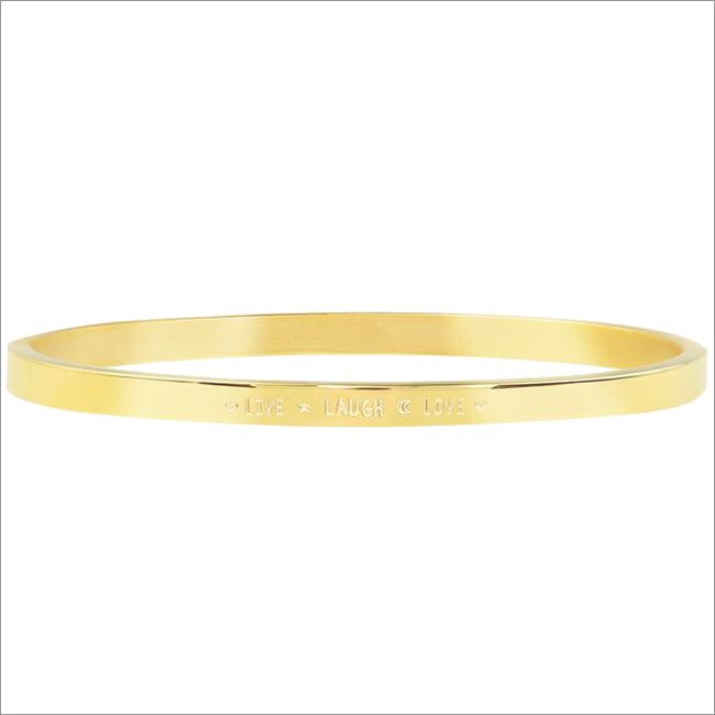 Gouden MY JEWELLERY Armband LIVE LAUGH LOVE BANGLE  - large